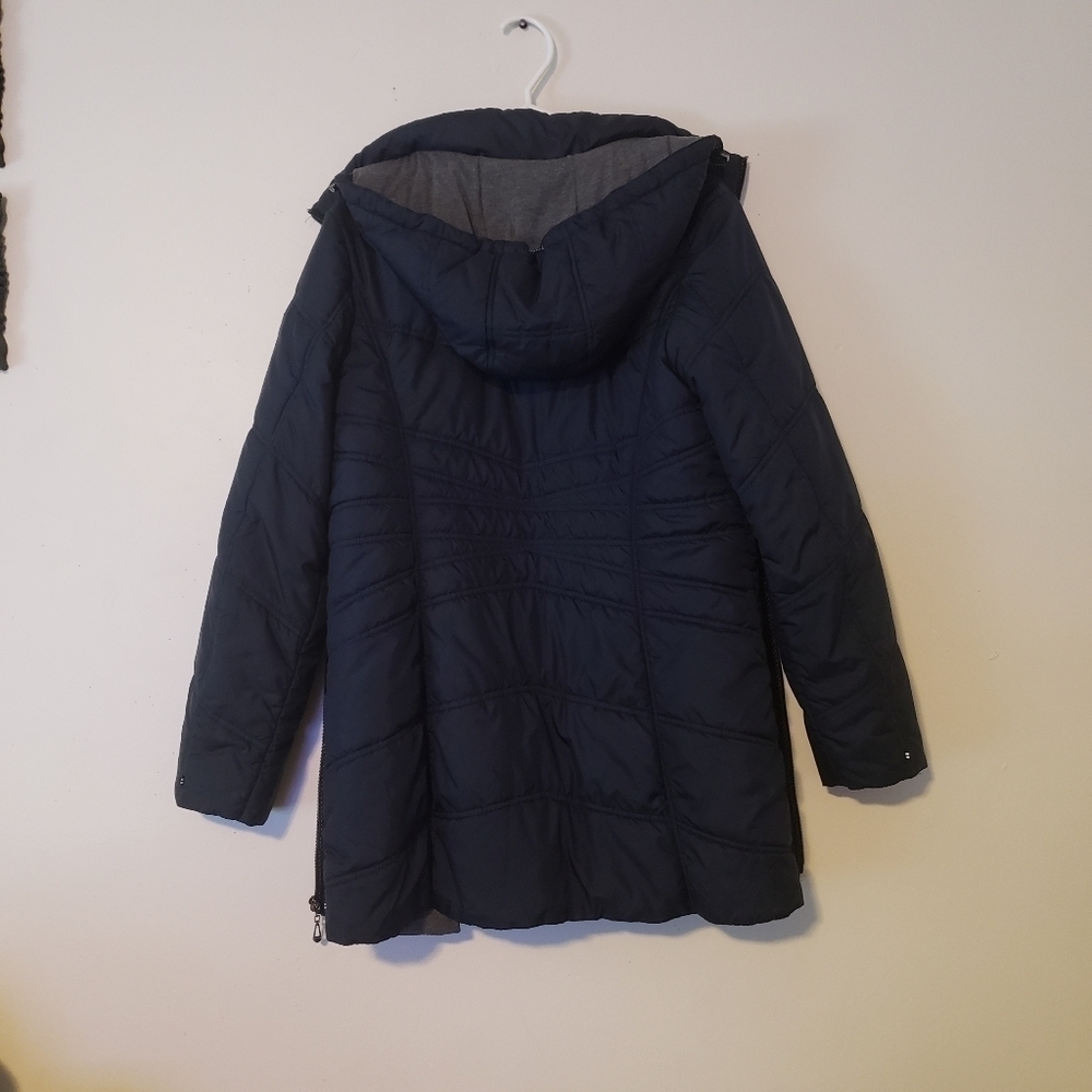 Novelti long hooded coat - Picture 6 of 10